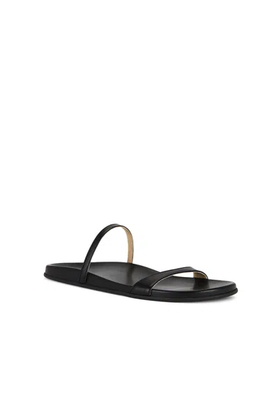 The Row Hugh Thin Strap Slide In Black
