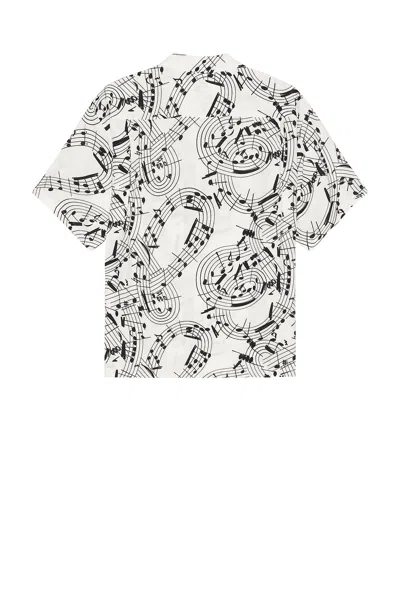 Takahiromiyashita The Soloist Takahiromiyashita Thesoloist. Music Note Print Camp Shirt In Multi