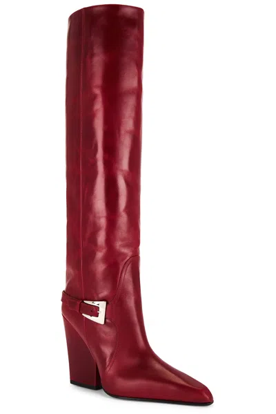 Paris Texas Jane Buckle 100 Boot In Red