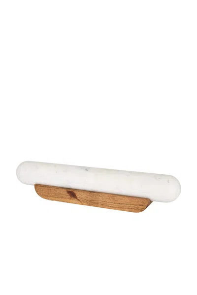 Verve Culture Marble Rolling Pin & Stand In Multi