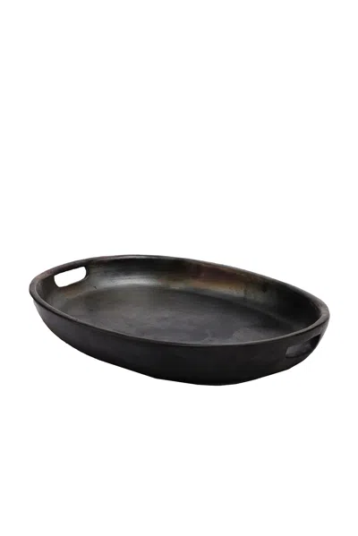 Verve Culture Longpi Serving Dish In Black