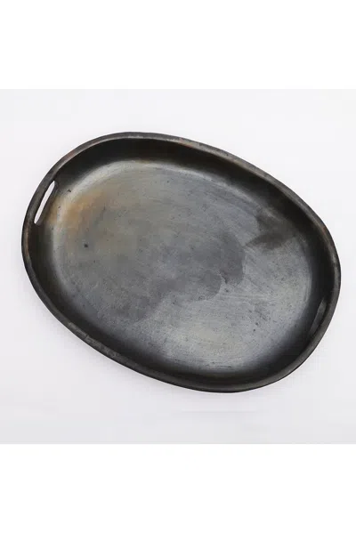 Verve Culture Longpi Serving Dish In Black