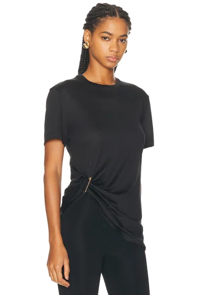 Versace Tie Side Top In Black