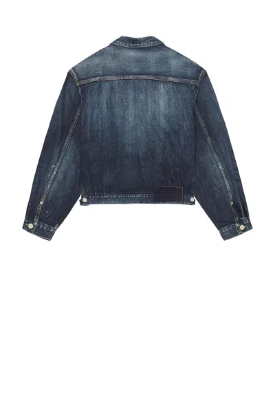 Visvim Social Sculpture Selvedge Denim Jacket In Blue