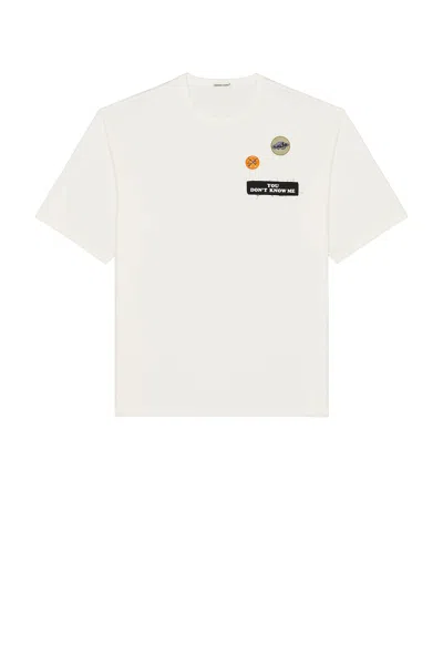 Undercover Patch-detailed T-shirt In White