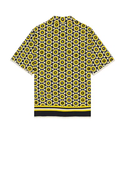 Valentino Bowling Shirt With Bulles Royales Print In Multi