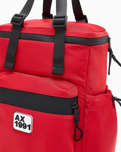 Armani Exchange Backpacks In Red