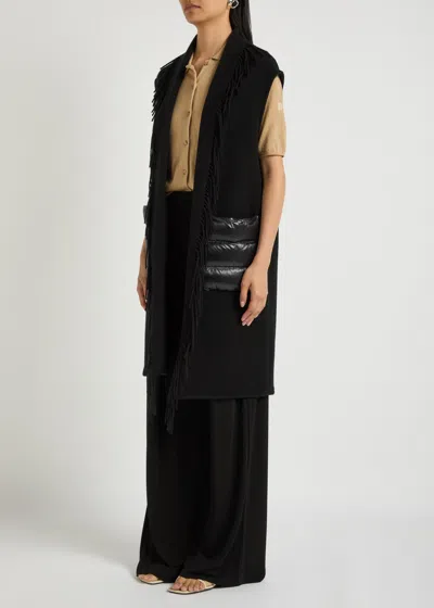 Herno Long Waist Coat In Black