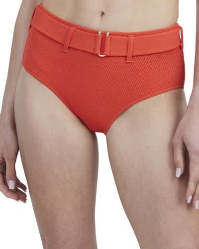 Solid & Striped Annie Bikini Bottom In Orange
