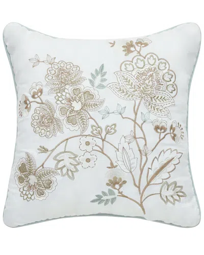 Royal Court Spring Social Embellished Decorative Pillow, 16" X 16" In Multi