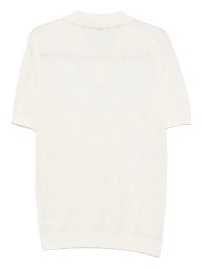 Gallia Cotton Polo Shirt In Neutral