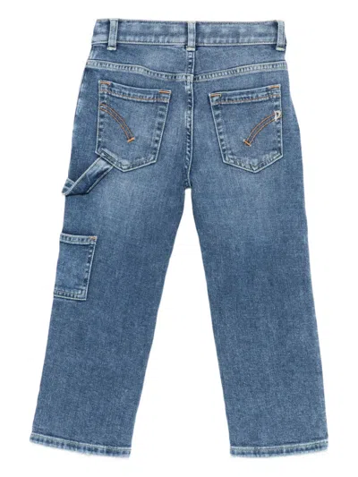 Dondup Cargo-pocket Jeans In Blue