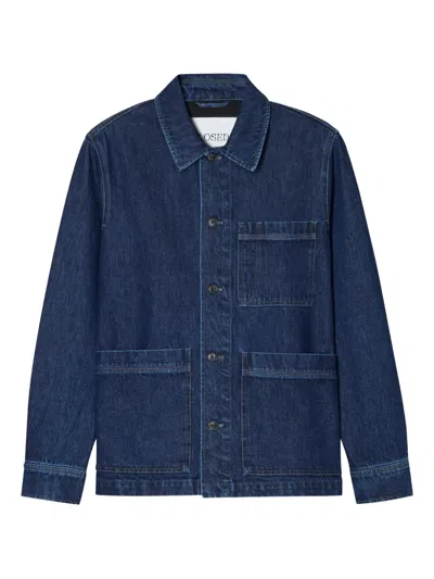 Closed Atelier Jacket Mid Blue In Blue
