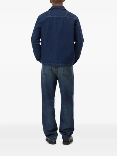 Closed Atelier Jacket Mid Blue In Blue