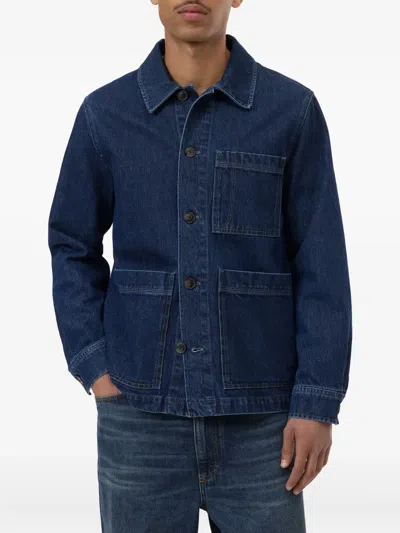 Closed Atelier Jacket Mid Blue In Blue