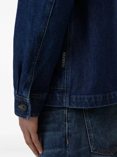 Closed Atelier Jacket Mid Blue In Blue