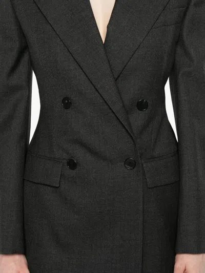 Givenchy Double-breasted Button Jacket In Black