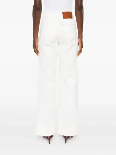 Victoria Beckham Straight-leg Jeans In Organic Cotton In White