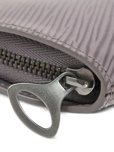 Pre-owned Louis Vuitton 2001 Porte Monnaie Z Wallet In Purple