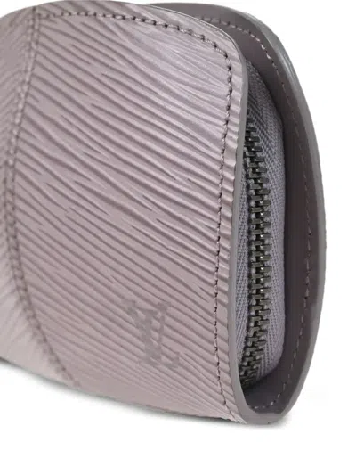 Pre-owned Louis Vuitton 2001 Porte Monnaie Z Wallet In Purple