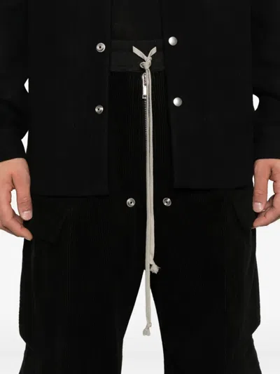 Rick Owens Concordians Cargobelas In Black