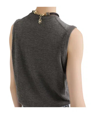 Dolce & Gabbana Cashmere Sweater In Gray