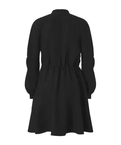 Pinko Robe Courte Avec Fermeture Zippée En Métal In Black
