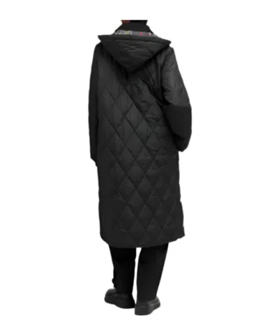 Barbour Meredith Detachable-hood Quilted Shell Jacket In Black