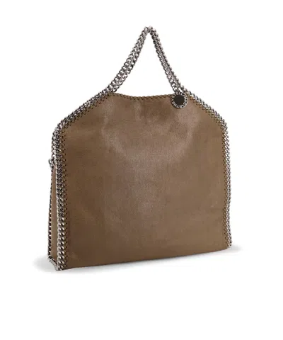 Stella Mccartney Chain Strap Soft Structure Shoulder Bag In Green