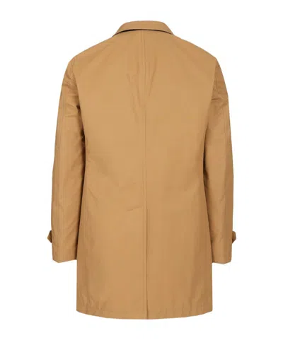 Tagliatore Impermeabile Sfoderato Nolan Misto Cotone In Brown