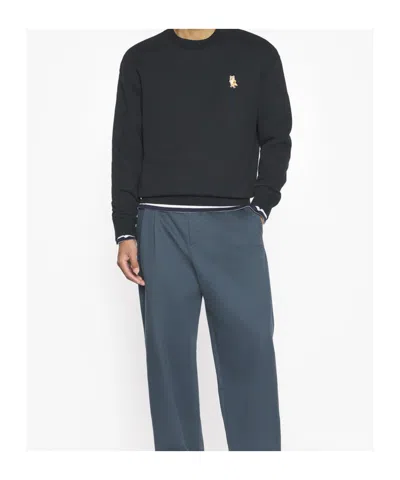 Maison Kitsuné Maison Kitsune "speedy Fox Comfort Fit Sweat In Black