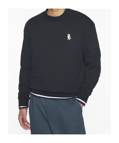 Maison Kitsuné Maison Kitsune "speedy Fox Comfort Fit Sweat In Black