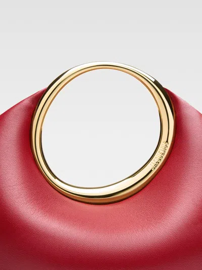Jacquemus Le Petit Calino Ring Leather Top-handle Bag In Red