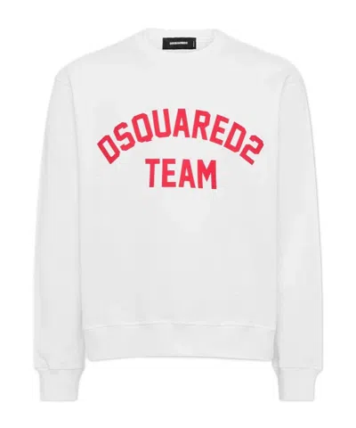 Dsquared2 Logo Team Sweatshirt In Neutral