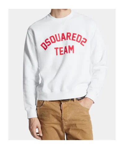 Dsquared2 Logo Team Sweatshirt In Neutral