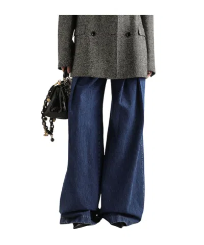 Dolce & Gabbana 5 Pocket Denim Pants In Blue