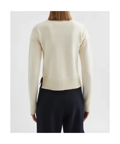 Jil Sander Wool Mock-neck Sweater In Neutral