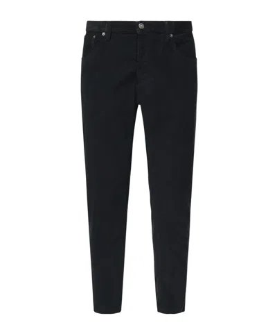 Dondup Five-pocket Denim Jeans In Black