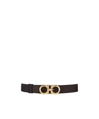 Ferragamo Adjustable Length Gold-tone Buckle Smooth Finish
