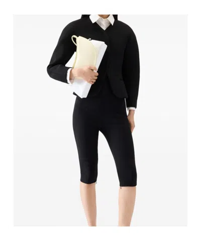 Jacquemus The Mini Ovalo Jacket In Black