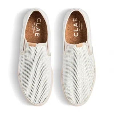 Clae Porter Knit In White Eggnog