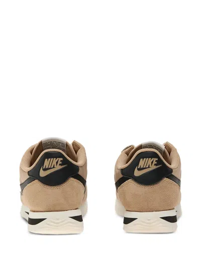 Nike Cortez Leather And Suede-trimmed Shell Sneakers In Neutral