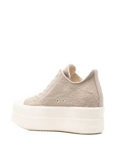 Rick Owens Drkshdw Platform Lace-up Sneakers In Neutral