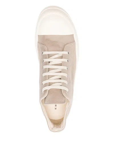 Rick Owens Drkshdw Platform Lace-up Sneakers In Neutral