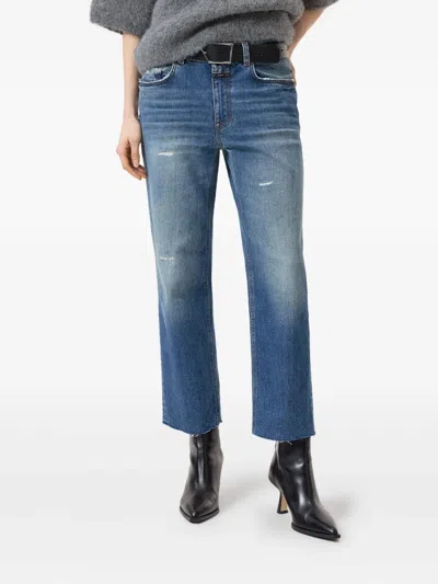 Closed Milo Straight Jean In Vintage Wash In Blue