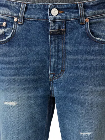 Closed Milo Straight Jean In Vintage Wash In Blue