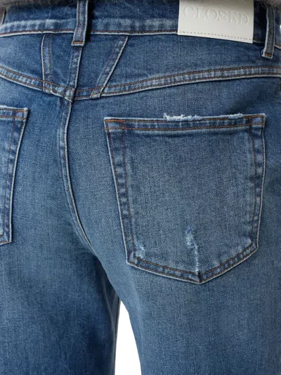 Closed Milo Straight Jean In Vintage Wash In Blue