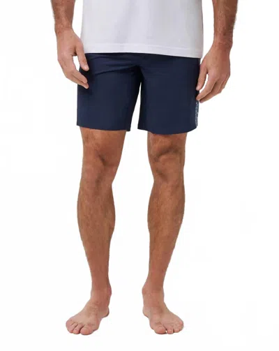 Travismathew Liberty Lights Boardshort In Total Eclipse In Blue