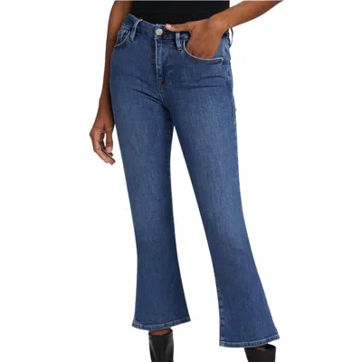 Frame Le Crop Mini Boot Jean In Samson In Blue