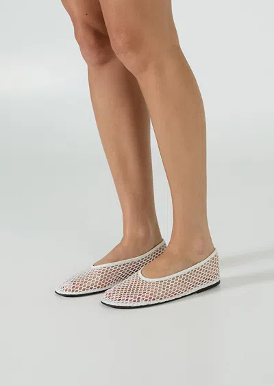 Tony Bianco Mazey White Mesh In White